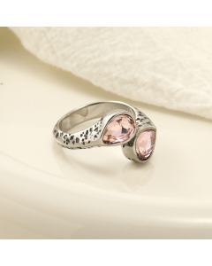 Wholesale Stainless Steel Ring Zircon Inlaid Ring