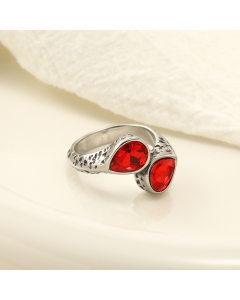 Wholesale Stainless Steel Ring Zircon Inlaid Ring