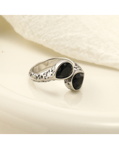 Wholesale Stainless Steel Ring Zircon Inlaid Ring
