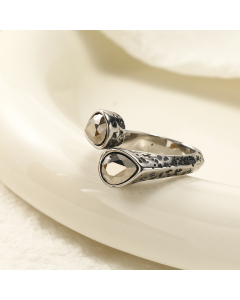 Wholesale Stainless Steel Ring Zircon Inlaid Ring