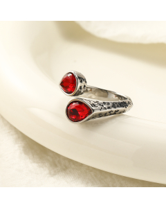 Wholesale Stainless Steel Ring Zircon Inlaid Ring