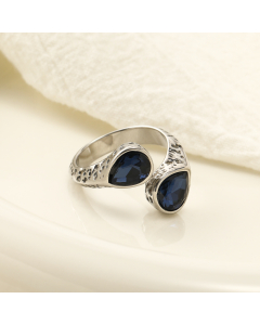 Wholesale Stainless Steel Ring Zircon Inlaid Ring