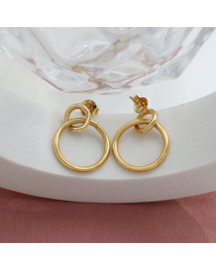 Wholesale Women's Stainless Steel Earrings Size Ring Earrings 