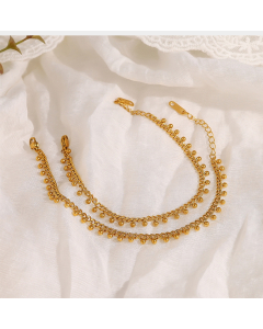 Wholesale Stainless Steel Bracelet Small Round Ball Fringe Bracelet