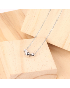 Stainless Steel Fashion Geometric Necklace Fine Jewelry - CA7810006-Steel Color