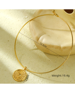 Geometric Stainless Steel Necklace Wholesale