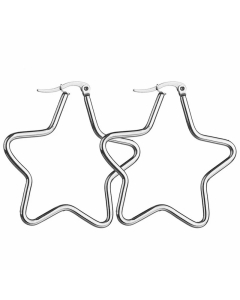 Titanium&Stainless Steel Fashion Geometric Earring (30Mm) NHHF0942-30Mm