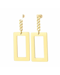 Simple Geometric Stainless Steel Earrings Personality Niche Design Earrings