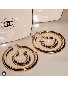 Simple Circle Titanium Steel Earrings Wholesale Colorza