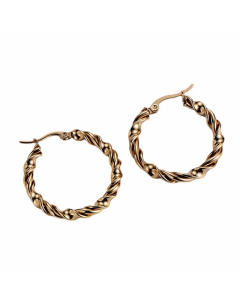 Fashion Round Stainless Steel Jewelry Ear Hoop Women