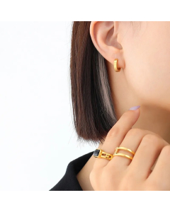Korean Version Of Earrings Titanium Steel Earrings Fashion Jewelry