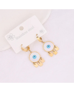 Dripping Eyes Geometric Metal Stainless SteelEarrings