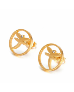Fashion Personality Hollow Tree Of Life Earrings Stainless Steel Earrings Wholesale