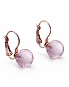 New Colorful Crystal Glass Short Fashion Simple Stainless Steel Jewelry