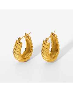 Wholesale Stainless Steel Earrings, 14k Gold Plated