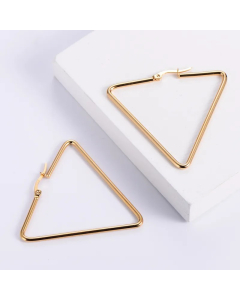 Titanium Steel Triangle Fashion Earrings Wholesale Jewelry Colorza