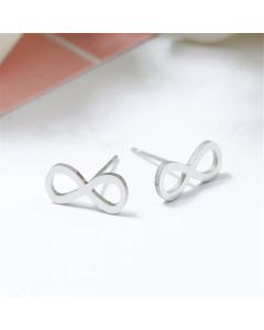 Simple Bow Stainless Steel Earrings Wholesale