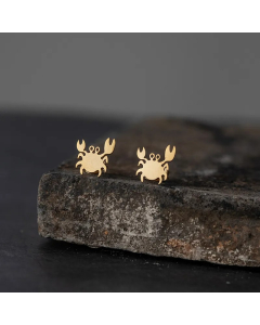 Fashion Glossy Crab Alloy Earrings Wholesale