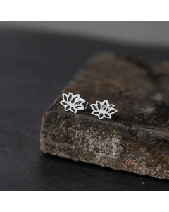 Simple Hollow Flower Earrings Wholesale