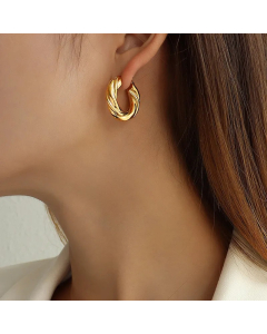 Simple Special-Shaped Hand-Made Earrings