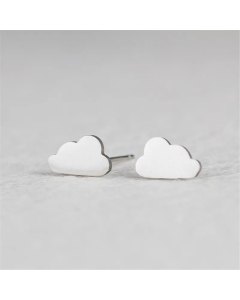 Simple Cloud Stainless Steel Earrings Wholesale