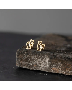 Simple Geometric Hollow Alloy Earrings Wholesale