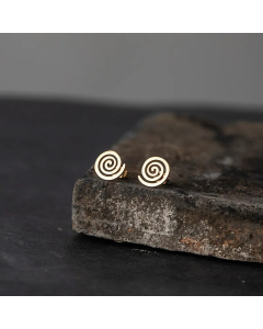Simple Hollow Spiral Snail Earrings Wholesale