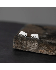 Simple Glossy Bear Earrings Wholesale