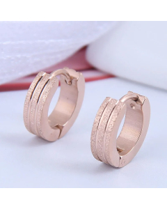Korean Fashion Titanium Steel Simple Earrings