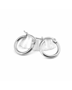 12/14Mm Stainless Steel Titanium Steel Earrings Fashion Simple Gold Earrings Wholesale Colorza