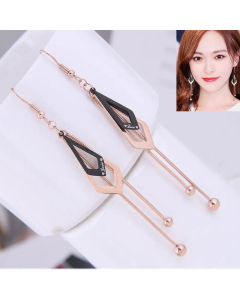 Korean Fashion Concise Diamond Earrings Earrings
