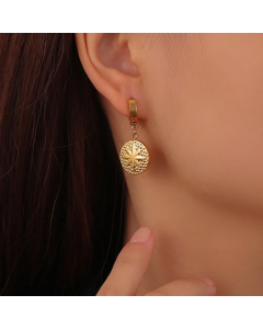 INS Style Geometric Stainless Steel Plating No Inlaid Earrings