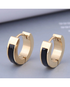 Colorza Wholesale Jewelry Fashion Titanium Steel Contrast Color Ear Buckle