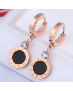 Fashion Simple Roman Numerals Earrings