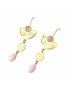Non-Fading Earrings Geometric Crystal Eardrops Women Summer Earrings