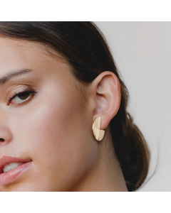 Fashion Stainless Steel Geometric Pattern Earrings Electroplating Unset Stainless Steel Earrings