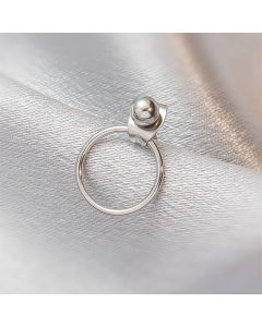 Fashion Simple Coil Metal Texture Rear-Wear Stud Earrings