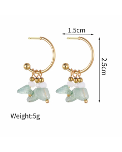 Fashion Geometric Stainless Steel Earrings Plating No Inlaid Stainless Steel Earrings