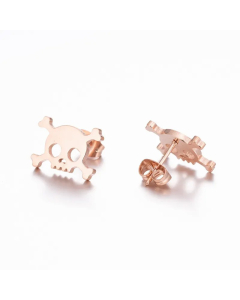Women Simple Style Geometric Snowflake Stainless Steel No Inlaid Ear Studs Stainless Steel Earrings