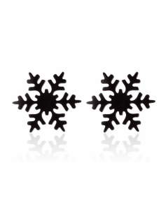 Women Simple Style Animal Snowflake Stainless Steel No Inlaid Ear Studs Stainless Steel Earrings