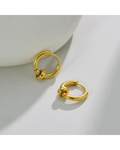 Vintage Style Stainless Steel Earrings Plating Artificial Pearls Stainless Steel Earrings