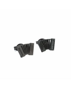 Simple Style Accordion Titanium Steel Ear Studs Plating No Inlaid Stainless Steel Earrings