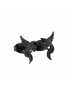 Cute Animal Titanium Steel Ear Studs Plating No Inlaid Stainless Steel Earrings