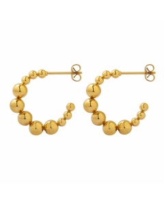 Fashion Geometric Titanium Steel Ear Studs Plating Stainless Steel Earrings