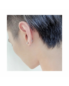 Fashion Geometric Stainless Steel Ear Studs Plating Stainless Steel Earrings