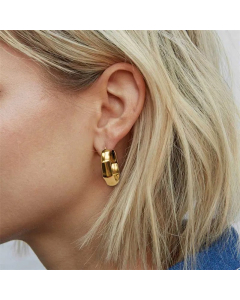 Fashion Geometric Stainless Steel Earrings Plating Stainless Steel Earrings