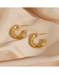 Lady Snakeskin Stainless Steel Earrings Plating Stainless Steel Earrings
