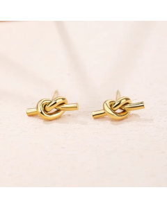 Simple Style Geometric Titanium Steel Ear Studs Plating Stainless Steel Earrings