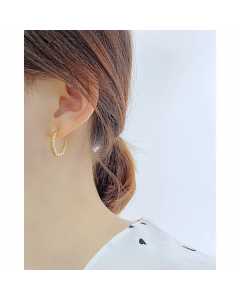 Fashion C Shape Stainless Steel Earrings Stainless Steel Earrings