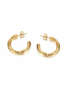Fashion C Shape Stainless Steel Earrings Stainless Steel Earrings